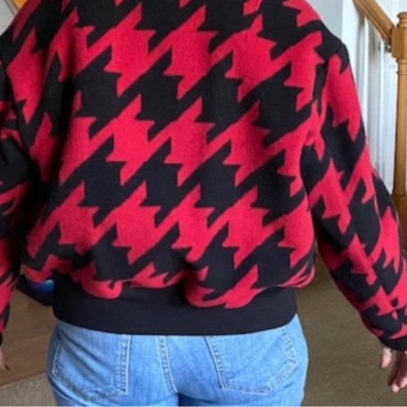 Women’s COACH 1941 Collection Reversible Bomber Jacket Black / Red - Size XS - Picture 10 of 11